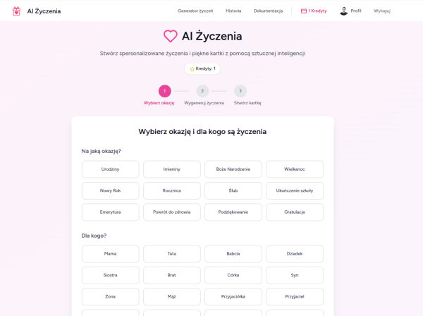 Generator życzeń Lovelio