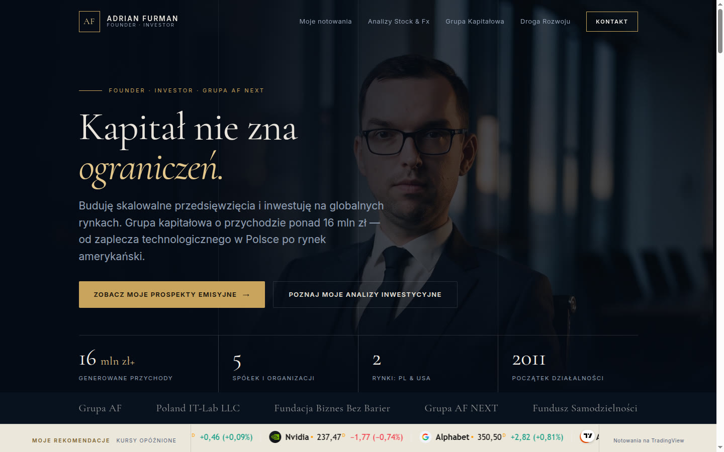 adrianfurman.com — strona główna