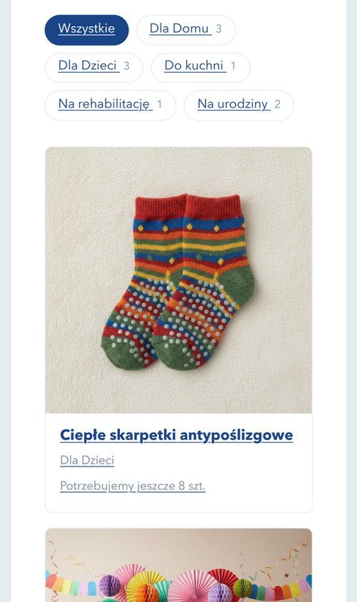 Lista prezentów na telefonie